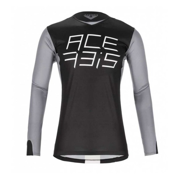 Maglia tecnica Acerbis MX J-Race - Nero/Grigio offroad cross enduro