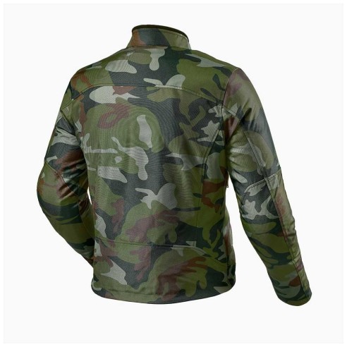 Giacca moto stradale Rev'it Shade H2O - Camo/Light Grey urbana