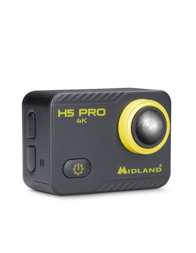 Midland H5 Pro 4K Action Cam, l'action cam per rivivere tutti i colori e dettagli delle tue avventure.