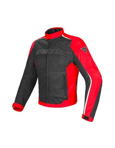 Giubbino in tessuto Dainese Hydra Flux D Dry - Black/Red/White