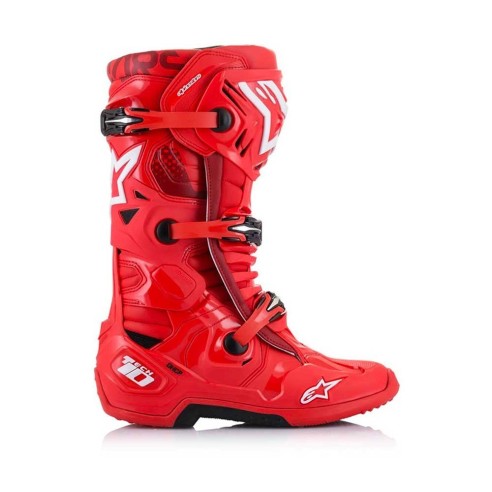 Stivale fuoristrada Alpinestars Tech10 - Red offroad cross