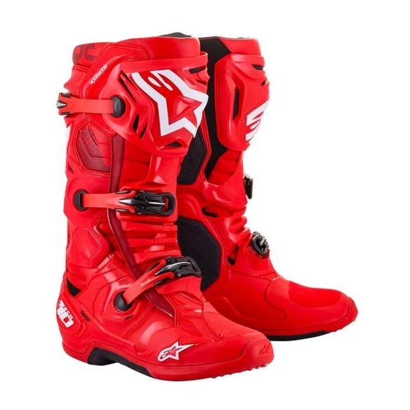 Stivale fuoristrada Alpinestars Tech10 - Red offroad cross