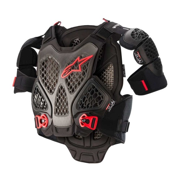 Pettorina fuoristrada Alpinestars A6 Pettorina - Black/Anthracite/Red