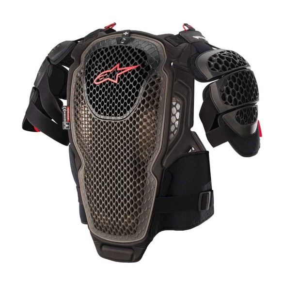 Pettorina fuoristrada Alpinestars A6 Pettorina - Black/Anthracite/Red