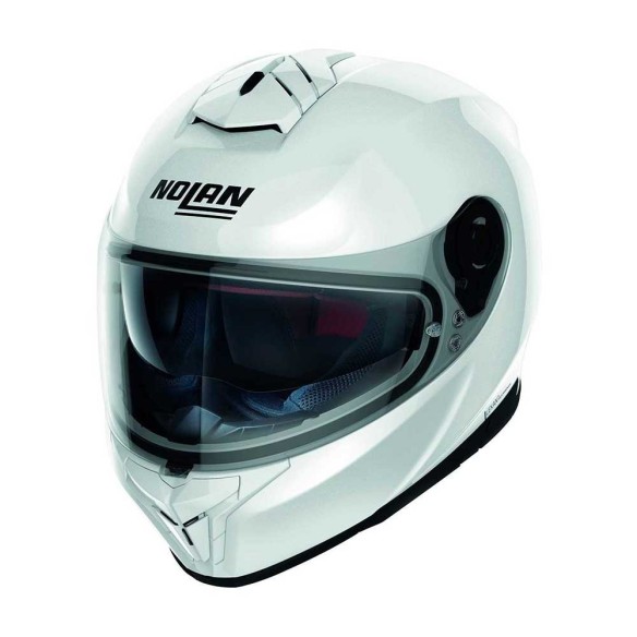 Casco integrale da strada Nolan N80.8 Classic N-Com Metal White Col. 5