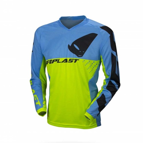 maglia moto fuoristrada Ufo Division - Maglia - Giallo Fluo