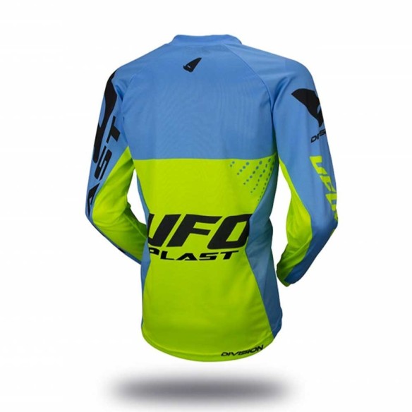 maglia moto fuoristrada Ufo Division - Maglia - Giallo Fluo