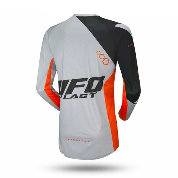 maglia moto fuoristrada Ufo Frequency - Maglia - Grigio