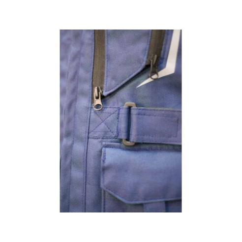 Giacca strada in poliestere IXS GMS Track con fodera in rete