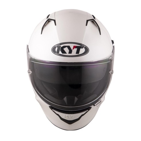 Casco integrale moto KYT NF-R Plain - Pearl White