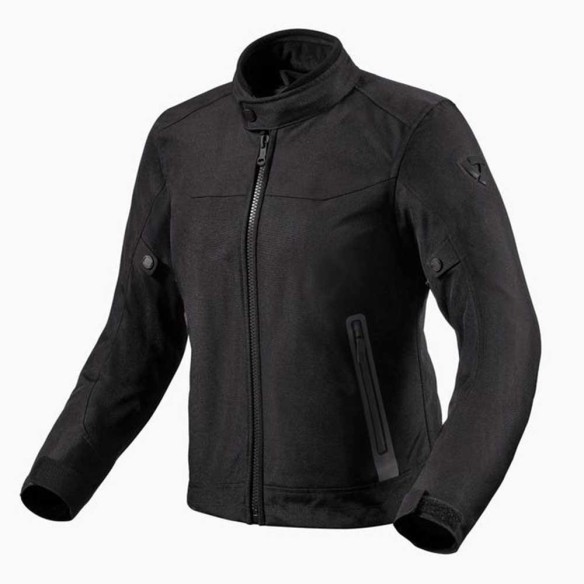 Giacca moto stradale Rev'it Shade H2O Lady - Black