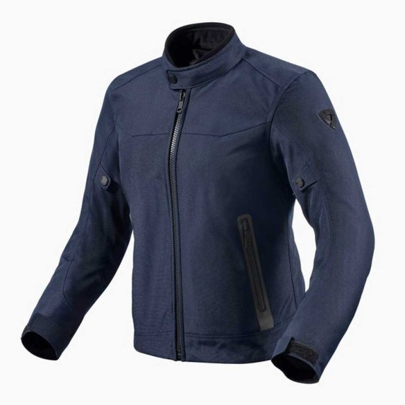 Giacca moto stradale Rev'it Shade H2O Lady - Blue