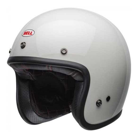 Casco Moto vintage Bell Custom 500 - Vintage White