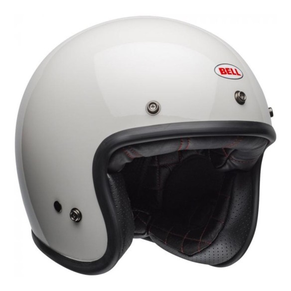 Casco Moto vintage Bell Custom 500 - Vintage White