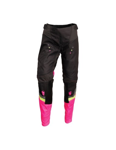 Pantaloni per il fuoristrada  da donna Thor Pulse React, molto elastici ed estremamente resistenti,