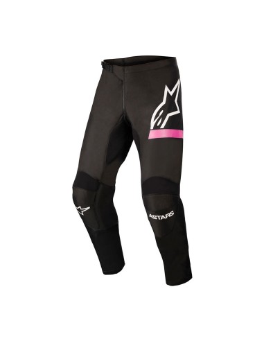 Pantalone fuoristrada Alpinestars Fluid Chaser - Pant -Black/Pink Fluo