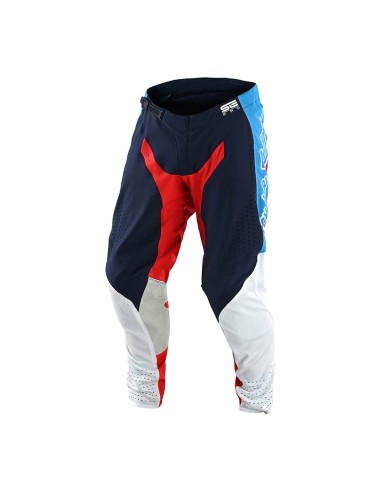 Pantaloni fuoristrada  Troy Lee Designs SE Pro Quattro - Navy/Red in vendita da Canella motoabbigliamento