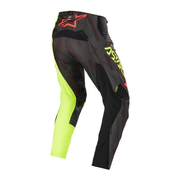 Pantalone fuoristrada Alpinestars Techstar Factory - Pant - Black/Yellow Fl/Red