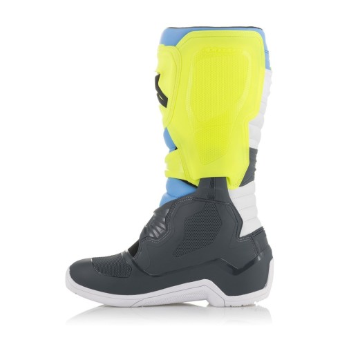 Stivale fuoristrada Alpinestars Tech3 - Cool Gray/Ylw Fluo/Cyano