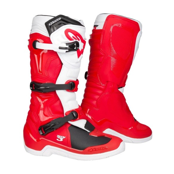 Stivale fuoristrada Alpinestars Tech3 - Red/White