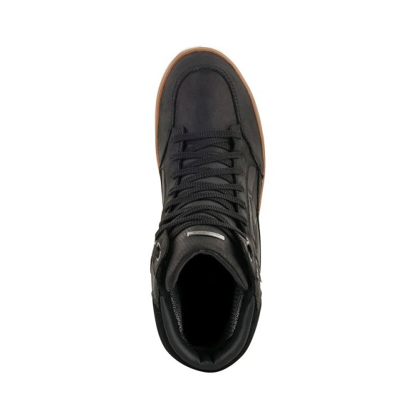 Scarpa tecnica casual moto  Alpinestars J-6 WP - Black/Gum in vendita da Canella Motoabbigliamento