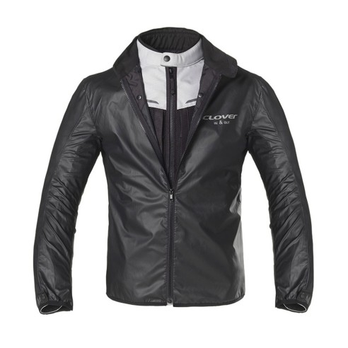 Giubbotto corto Clover Netstyle 2- Nero/Argento in vendita da Canella