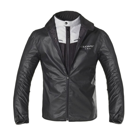 Giubbotto corto Clover Netstyle 2- Nero/Argento in vendita da Canella