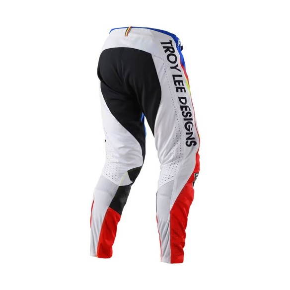 Pantaloni fuoristrada  Troy Lee Designs SE Pro Drop In - White in vendita da Canella motoabbigliamento