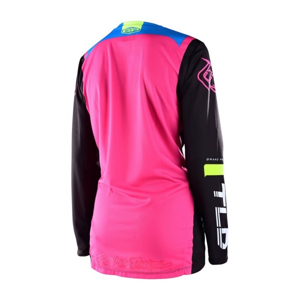 Maglia fuoristrada Troy Lee Design GP Womens Brazen - Maglia - Black in vendita da Canella Motoabbigliamento