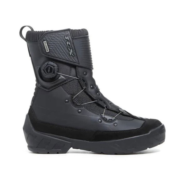 Stivale moto TCX Infinity 3 Mid Wp - Black in vendita da Canella Motoabbigliamento