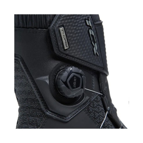 Stivale moto TCX Infinity 3 Mid Wp - Black in vendita da Canella Motoabbigliamento