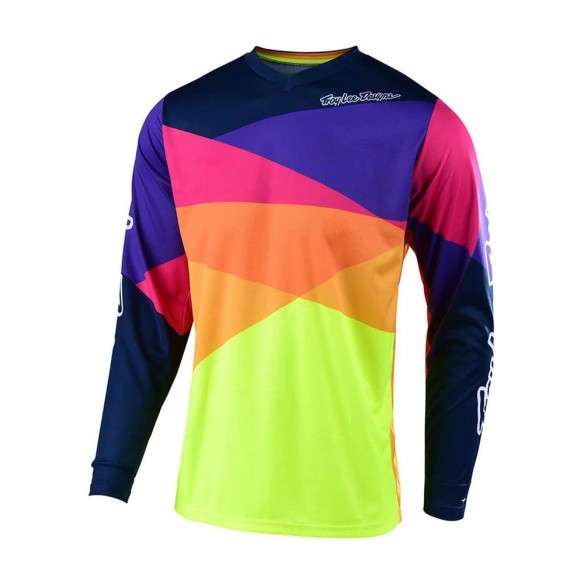 Maglia fuoristrada Troy Lee Design GP Jet - Maglia - Yellow/Navy