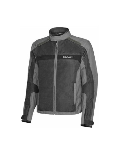 Giacca estiva traforata Hevik Scirocco Light  - Black/Grey in vendita da Canella Motoabbigliamento