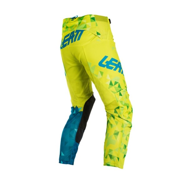 Pantalone fuoristrada Leatt GPX 4.5 - Pant - Lime/Teal in vendita da Canella Motoabbigliamento
