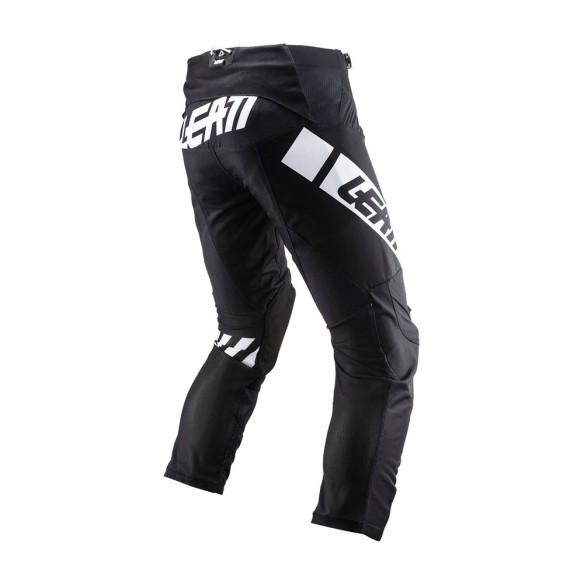 Pantalone fuoristrada Leatt GPX 4.5 - Pant - Black/White in vendita da Canella Motoabbigliamento