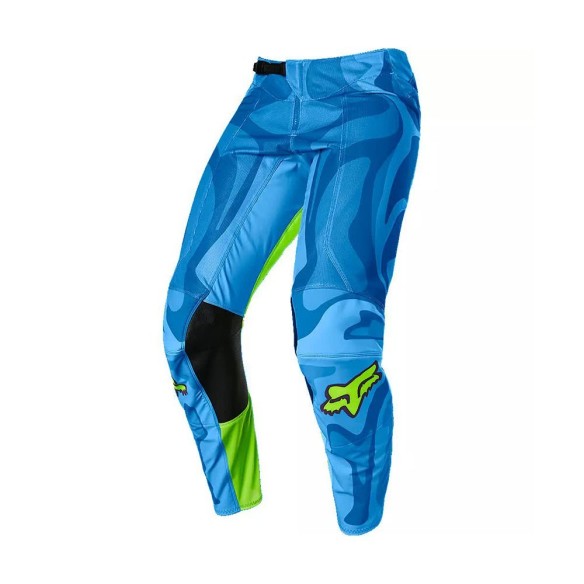 Pantalone fuoristrada estivo Fox Airline Exo - Pant - Blu/Ylw 022 in vendita da Canella Motoabbigliamento