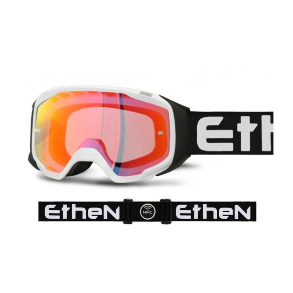 Occhiale Ethen GP06 - Bianco/Nero in vendita da Canella Motoabbigliamento