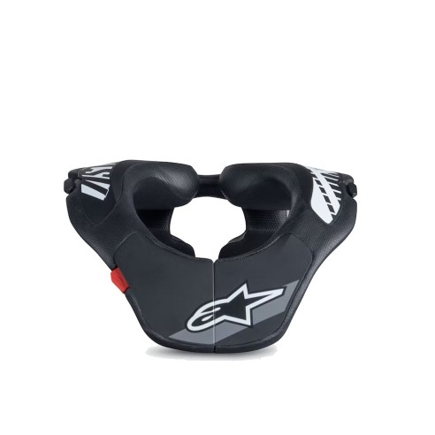 Collare Alpinestars Bionic Youth - Black/White in vendita da Canella Motoabbigliamento