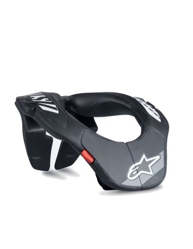 Collare Alpinestars Bionic Youth - Black/White in vendita da Canella Motoabbigliamento