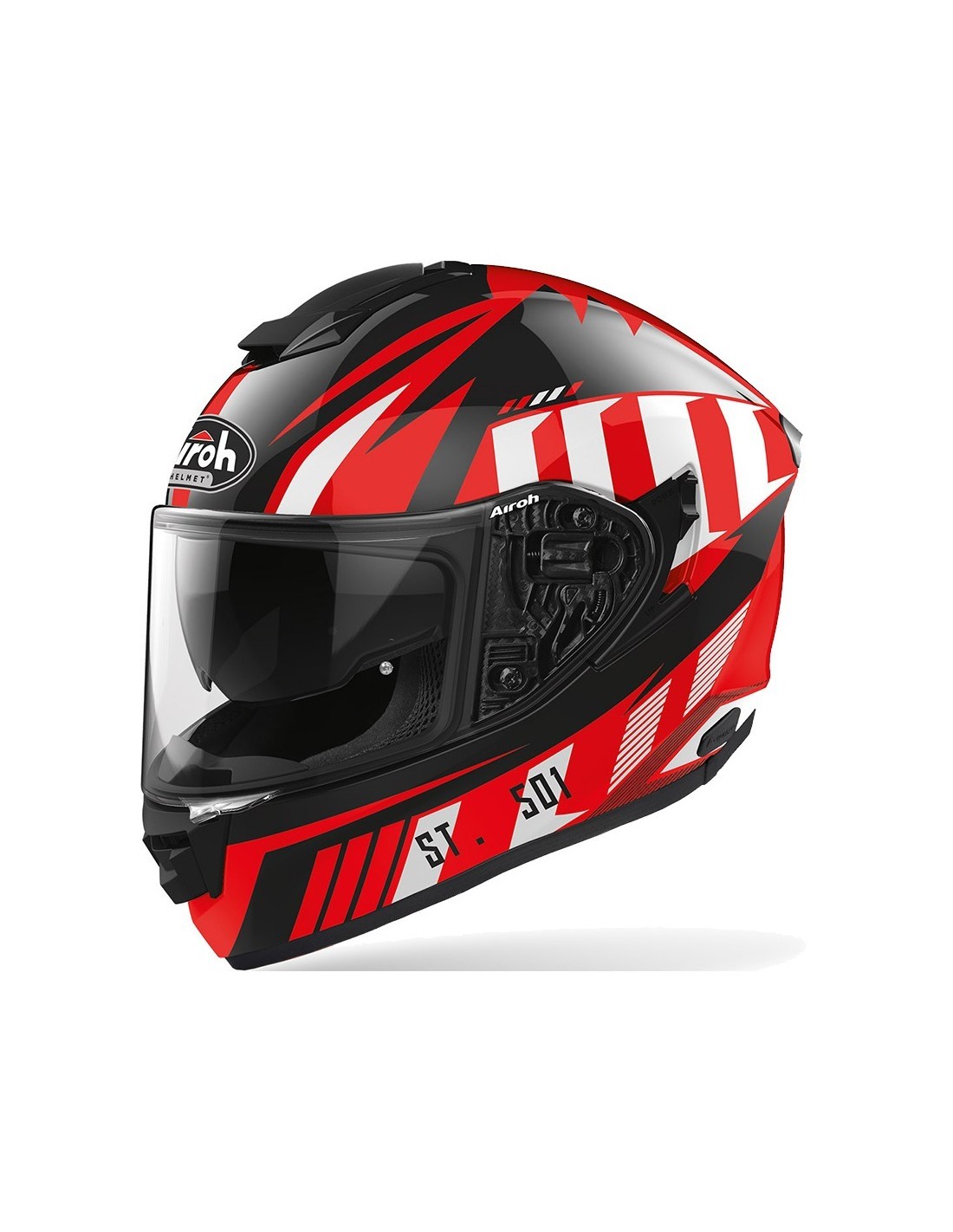 Casco Integrale St 501 Blade Rosso In Fibra Airoh - Fuorigiriweb