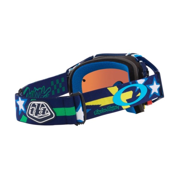 Maschera fuoristrada Oakley Airbrake Tld - Blue Banner PRIZM Sapphire in vendita da Canella Motoabbigliamento