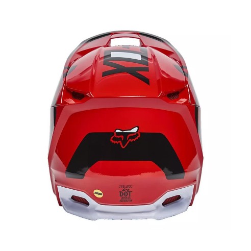 Casco fuoristrada Fox V1 Lux 022 - Flo Red in vendita da Canella Motoabbigliamento