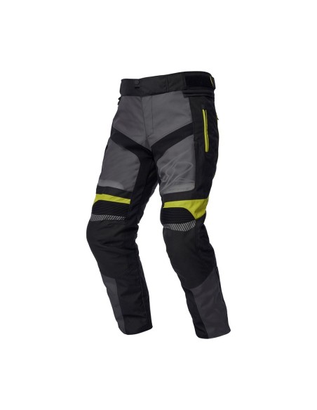 Pantaloni tecnici Spyke Meridian Dry Tecno - Black/Anthra/Fl Yell in vendita da Canella Motoabbigliamento