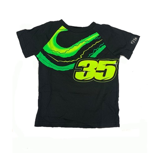 T-shirt Bambino Cut Crutchlow T-shirt Kid - Black Green