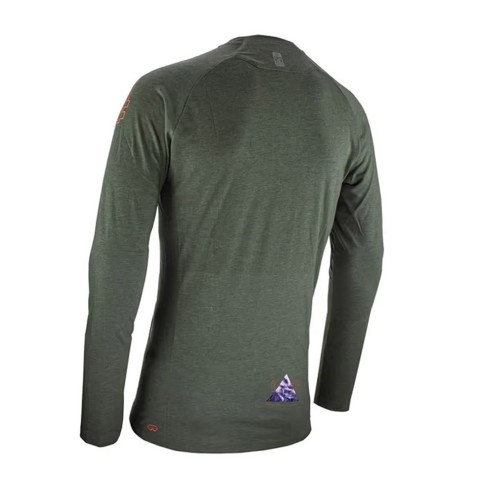 Maglia tecnica Leatt Mtb Gravity 2.0 - Pine in vendita da Canella Motoabbigliamento