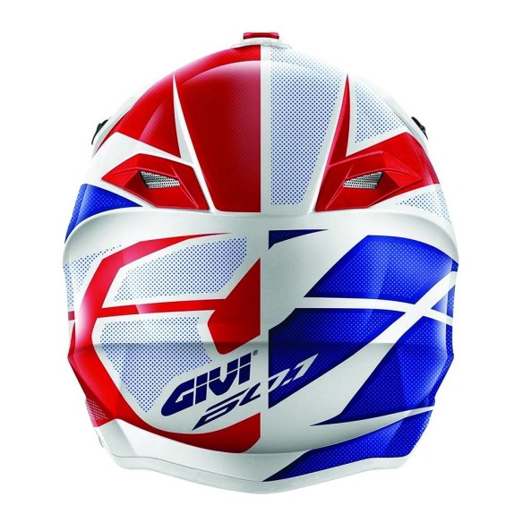Casco fuoristrada motocross GIVI 60.1 Invert - Matt Blue/White