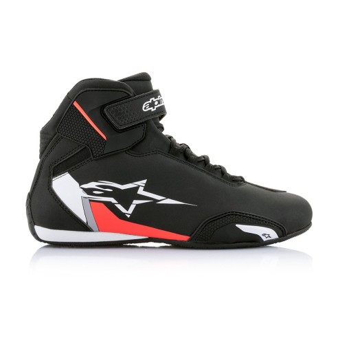 Scarpa tecnica Alpinestars Sektor Black/White/Red Fluo da Canella