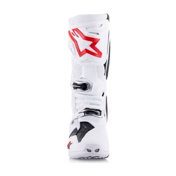 Stivale Alpinestars Tech10 SuperVented - White/Bright Red