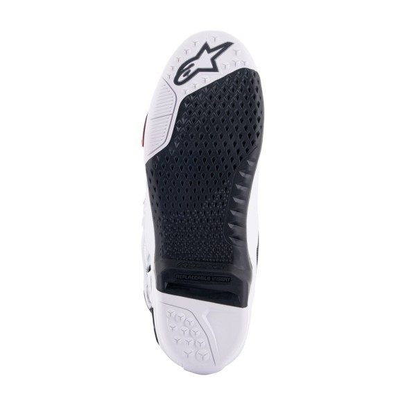 Stivale Alpinestars Tech10 SuperVented - White/Bright Red