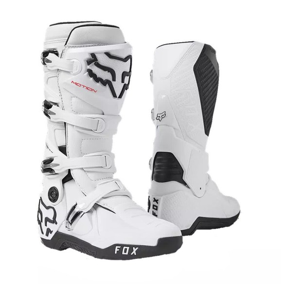 Stivale fuoristrada Fox Motion - White in vendita da Canella Motoabbigliamento